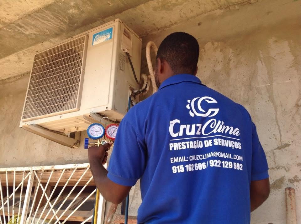 Manutenção preventiva de ar-condicionado residencial em Luanda, Cruz Clima